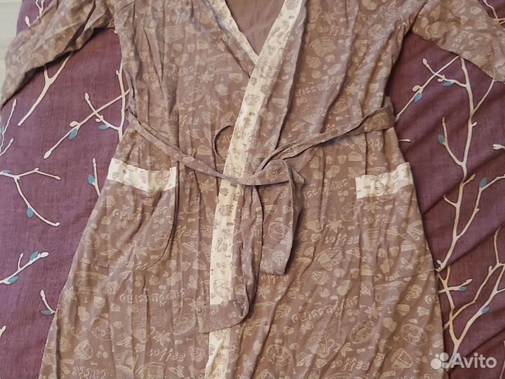 Комплект халат и сорочка в роддом