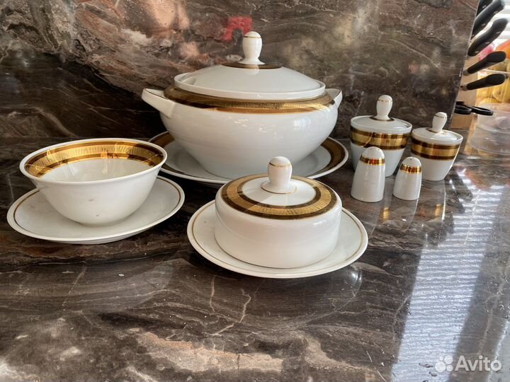 Набор столовой посуды германия форфор из гдр
