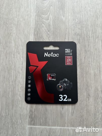 Флешка карта micro sd 32 gb Netac