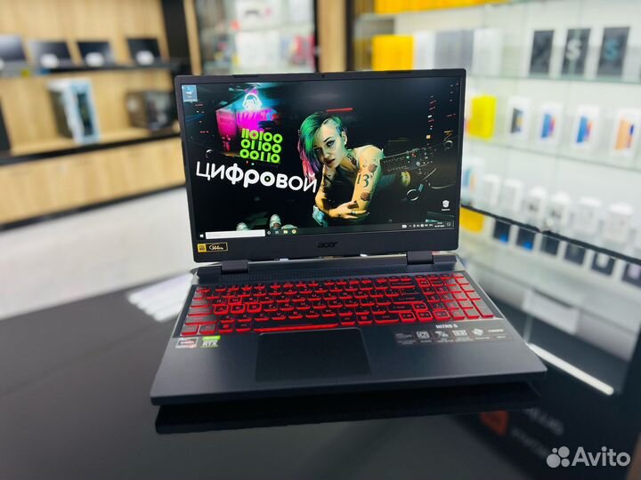 Игровой ноутбук Acer/Ryzen 5 6600H/DDR5-16Gb/3050