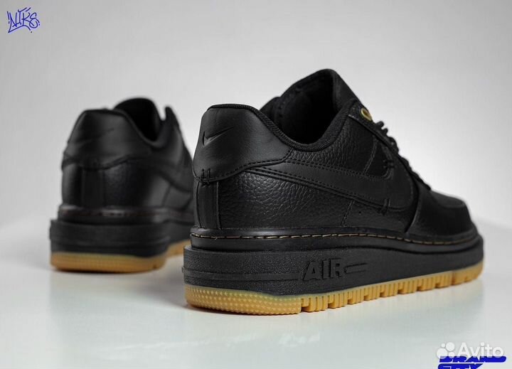 Nike Air Force 1 Luxe 'Black Gum'