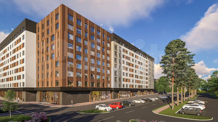 2-к. квартира, 69,8 м², 2/9 эт.