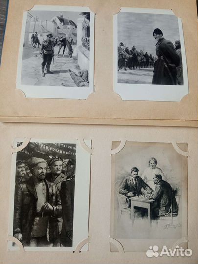 Альбом с открытками соцреализм агитация