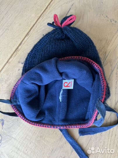 Шапка шерстяная на флисе reima на 5-8 лет