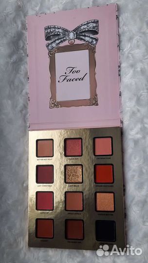Too faced палетка теней лимитированная новая