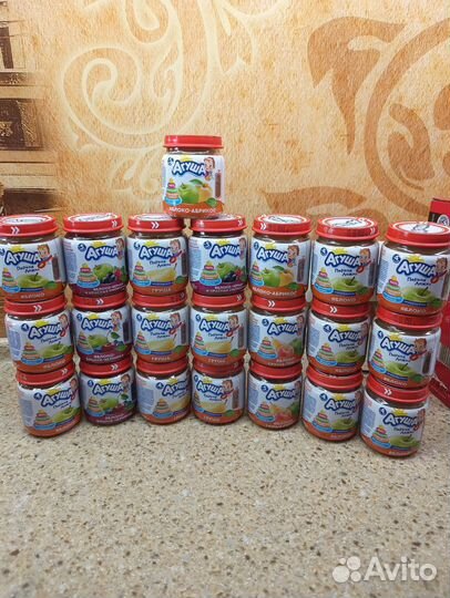 Фруктовое пюре агуша