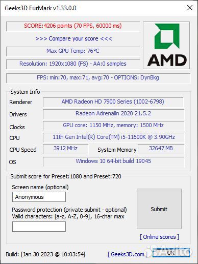Radeon HD 7970 MSI PCI-E 3072Mb (Lightning BE)