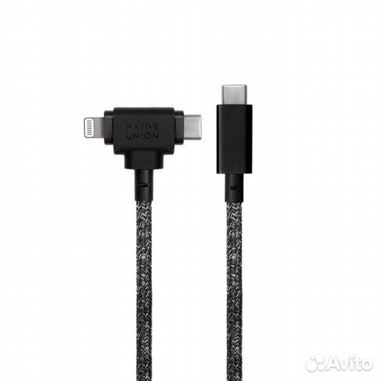Кабель Native Union Belt Duo USB-C-USB-C/Lightning