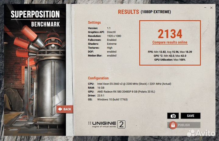 XFX AMD Radeon RX 580 Black Wolf 8 GB