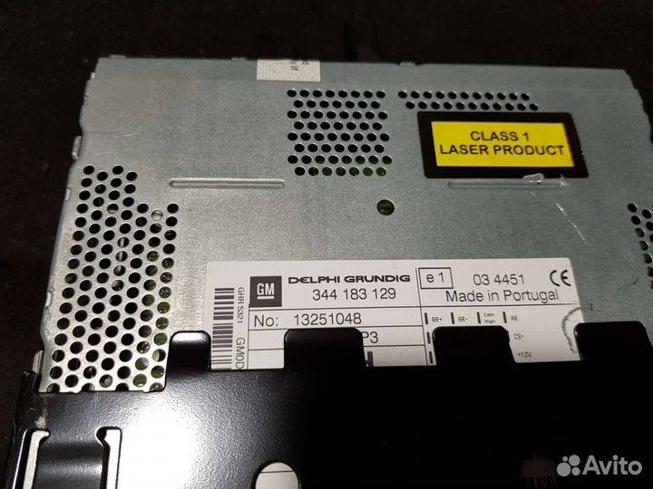 Магнитола opel astra h