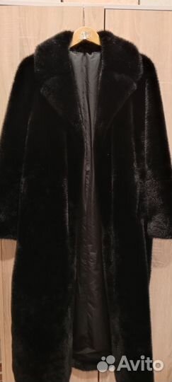 Шуба из экомеха женская