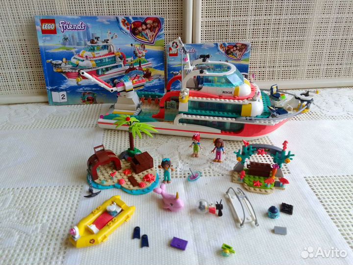 Lego Friends. 41381 катер спасение дельфина