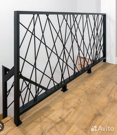 Перила в лофт стиле