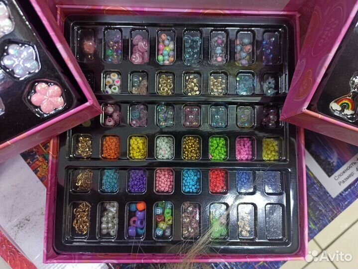 Набор детской косметики, создания Браслетов и Бус