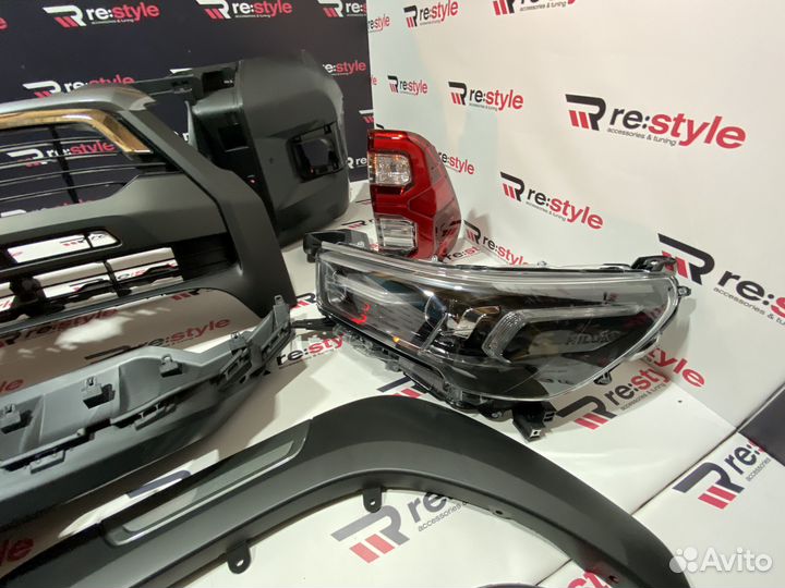 Рестайлинг Toyota Hilux Pick Up из 2016 в 2020