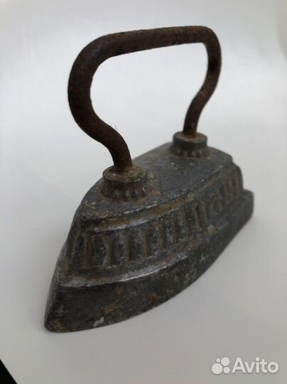 Старинный утюг мини