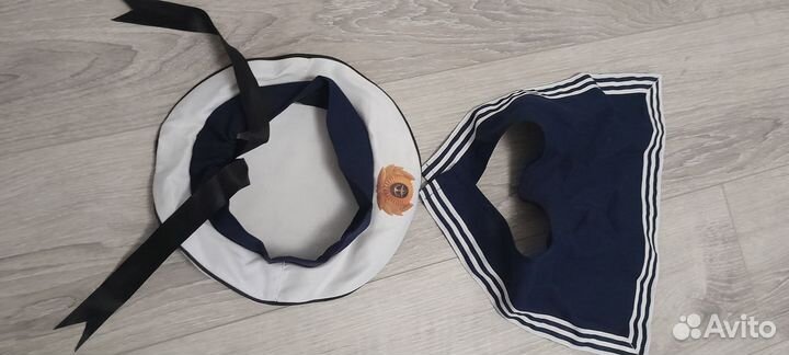 Бескозырка и гюйс. Набор моряка