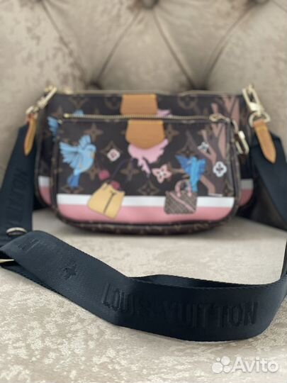 Сумка + косметичка + кошелёк Louis Vuitton