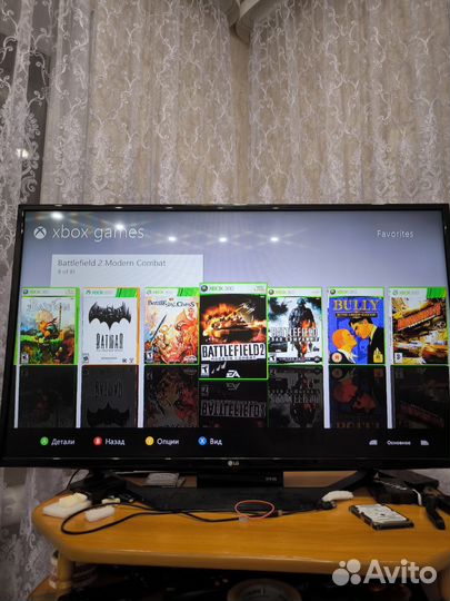 Xbox 360s+2 джойстика беспроводных
