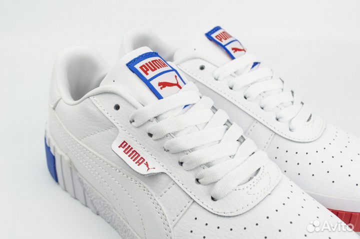 Кроссовки Puma Cali White Red Blue