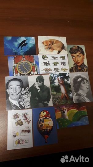 Советские открытки. Современные открытки