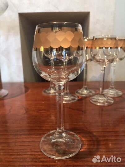 Хрустальные рюмки Богемия винтаж 80-е г