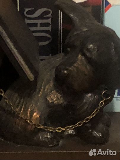 Настольные часы Молния с собачкой СССР