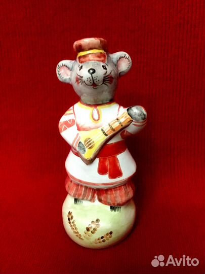 Фигурка колокольчик Ярославская майолика