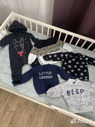 Детские вещи пакетом на мальчика от 6 мес
