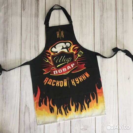 Фартук для официанта Пошив фартуков Фартук с лого
