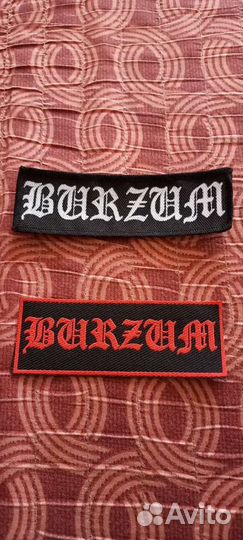 Black Sabbath, Death, Burzum, Gorgoroth - нашивки