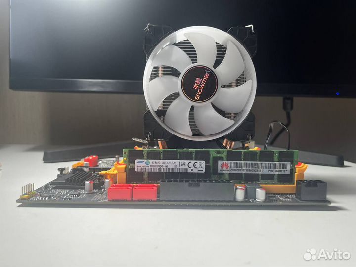 Комплект Xeon e5 2670 v2 + 16gb + Башенный кулер