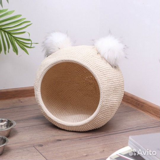 Домик для животных 'Мишка', D 35 см, полиэфирное в