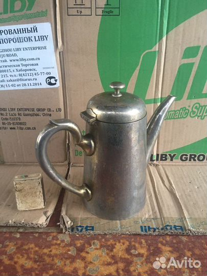 Заварочный чайник мельхиор Германия с клеймом