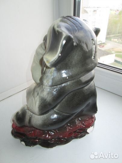 Копилка Собака Гипс Игрушка Интерьер, 21 см, больш