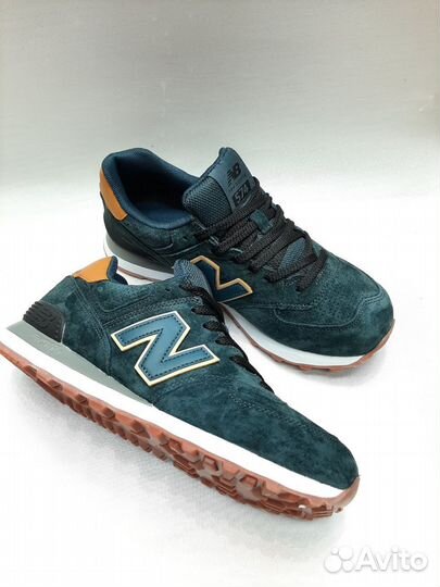 Кроссовки new balance 574 мужские замш