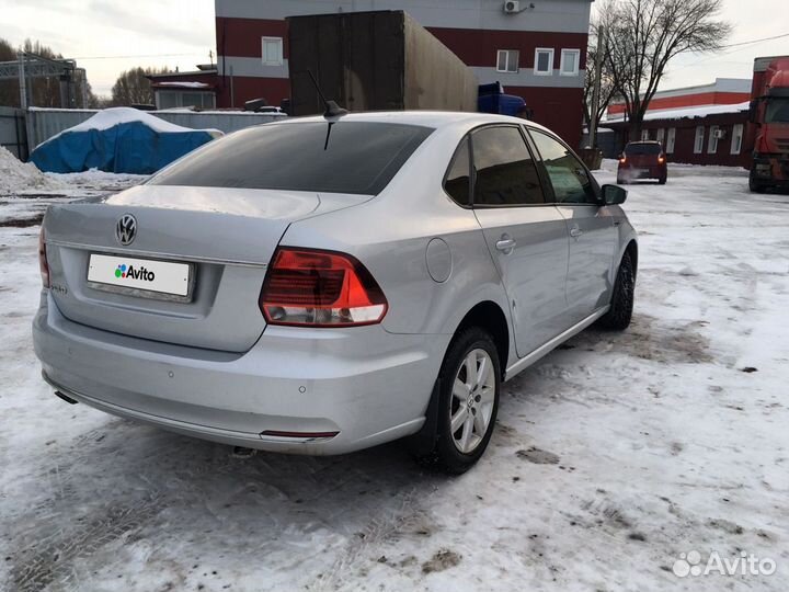 Volkswagen Polo 1.6 AT, 2017, 163 000 км