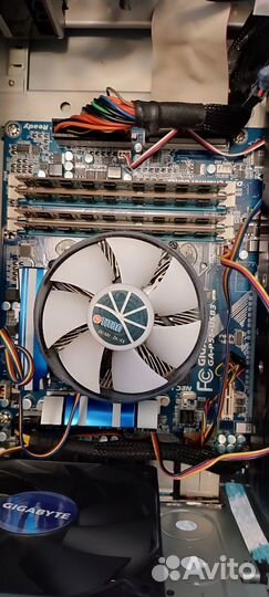 Материнская плата 1156 с процессором