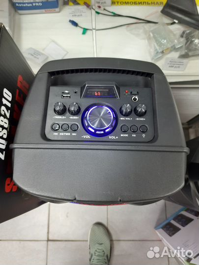 Мощная Bluetooth колонка ZQS 8210+ микрофон