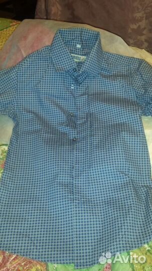 Рубашка на мальчика фирмы Emporio88 (10 лет)
