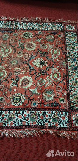 Ковровое немецкое покрывало дивандек гдр