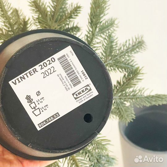 Ель искуственная литая бу (IKEA)