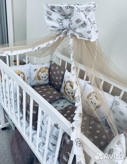 Бортики в детскую кроватку