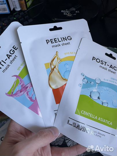 Тканевые маски для лица