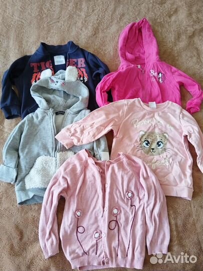 Вещи пакетом на девочку 80 -92