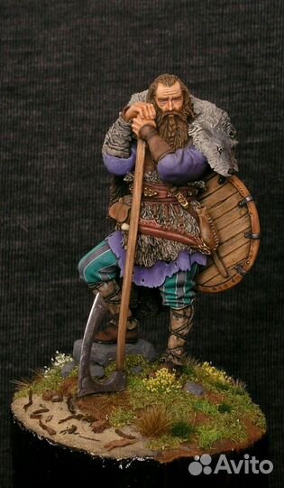 Викинг, 75мм, смола castelminiatures