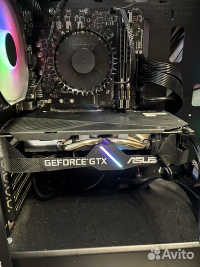 Asus Dual GTX 1660 super 6gb видеокарта