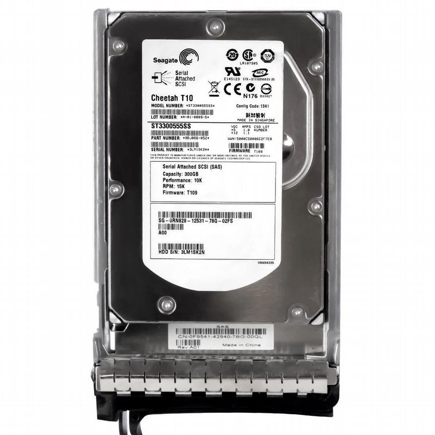 [RN828] Жесткий Диск Dell 300gb Sas 3,5" Hdd Rn828
