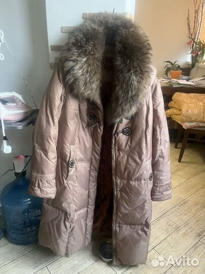 Пуховик женский 54 56 бу