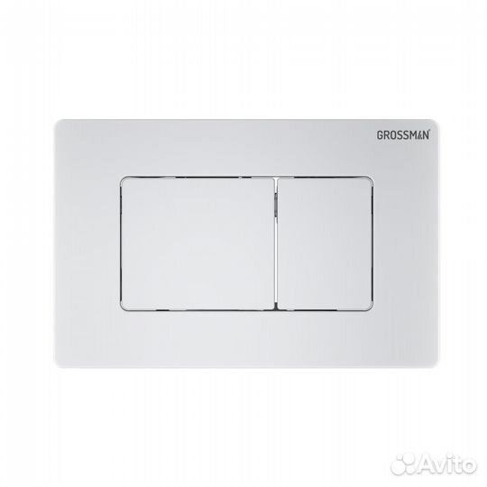 Инсталляция, клавиша белый мат+унитаз GR-4441S Gr